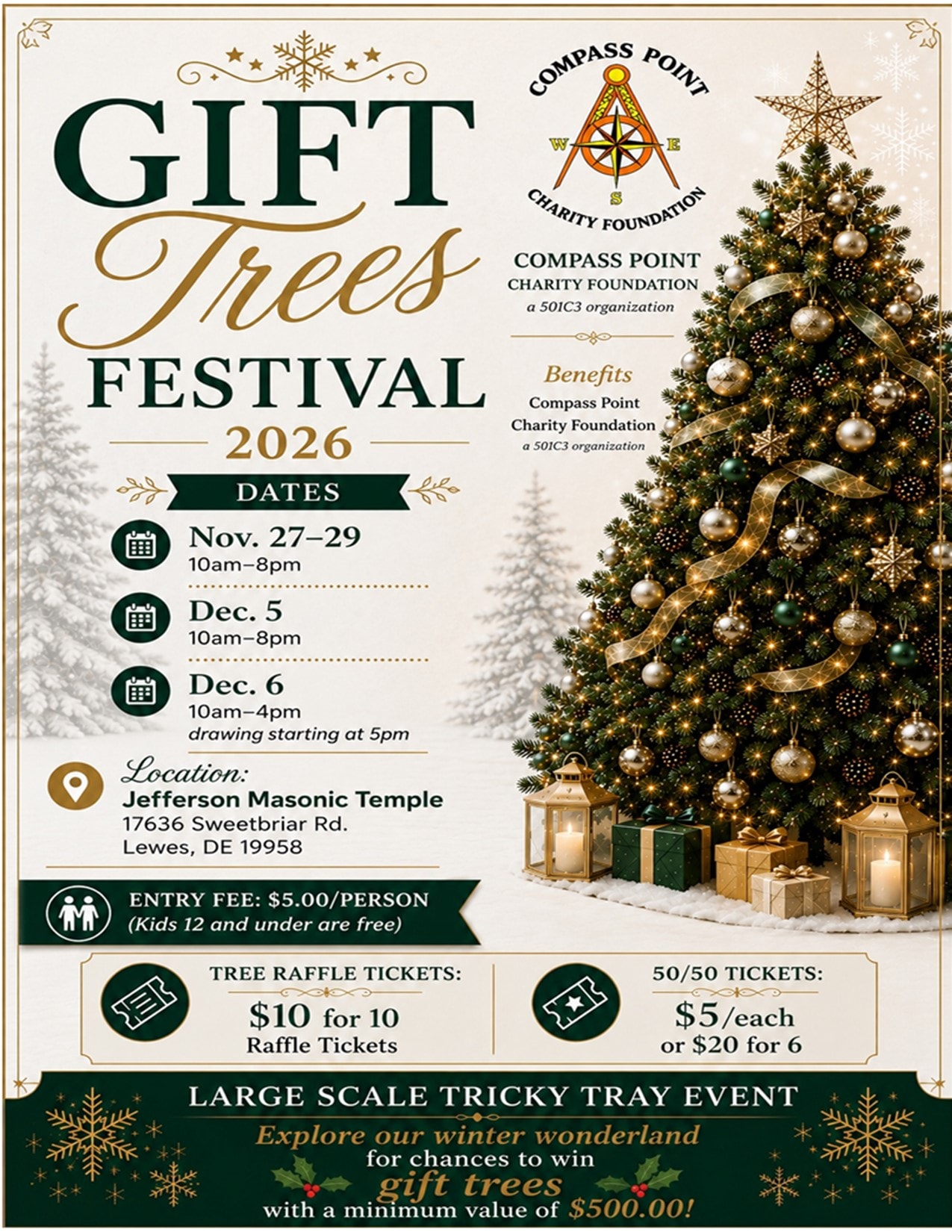 Gift Trees Festival 2026 event flyer